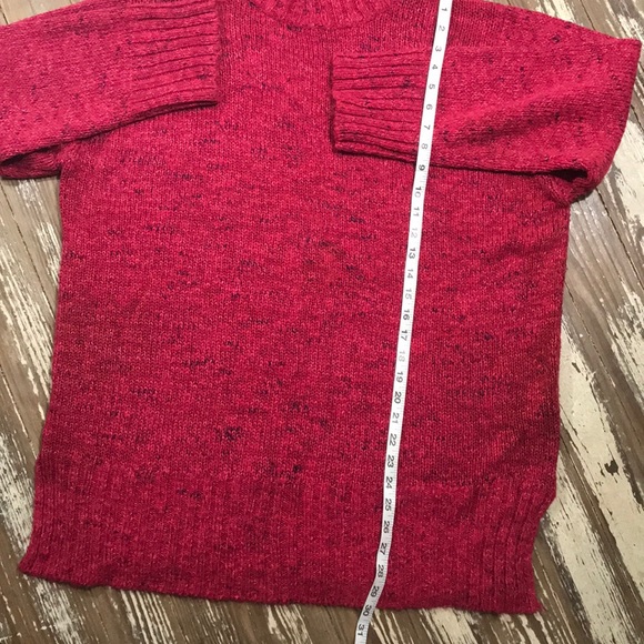 VINTAGE long oversized mock turtleneck sweater 1x - Picture 6 of 8